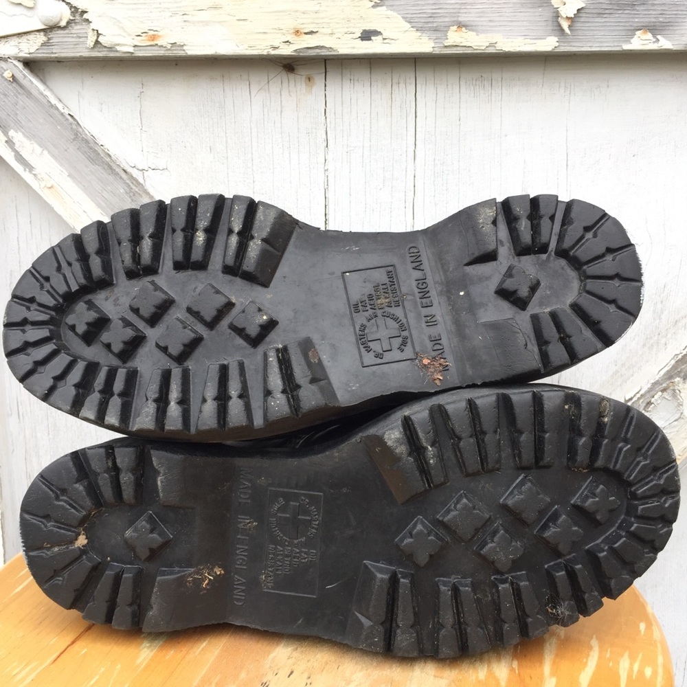 vintage 90s black steel toe Dr. Martens DOCS - Picture 5 of 5